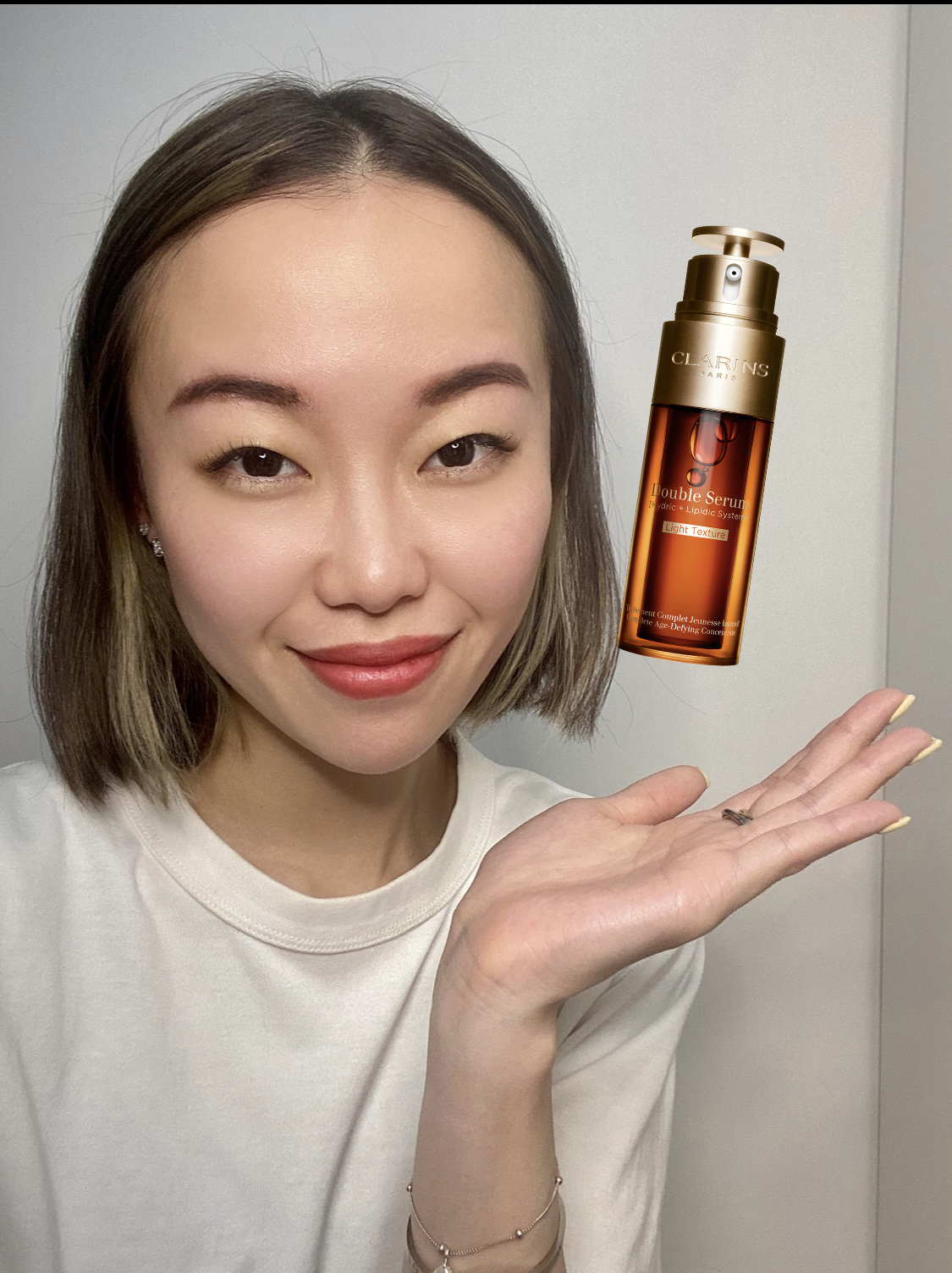 Clarins 輕盈版 賦活雙精華 DOUBLE SERUM LIGHT 好用 評價 推薦 用家分享