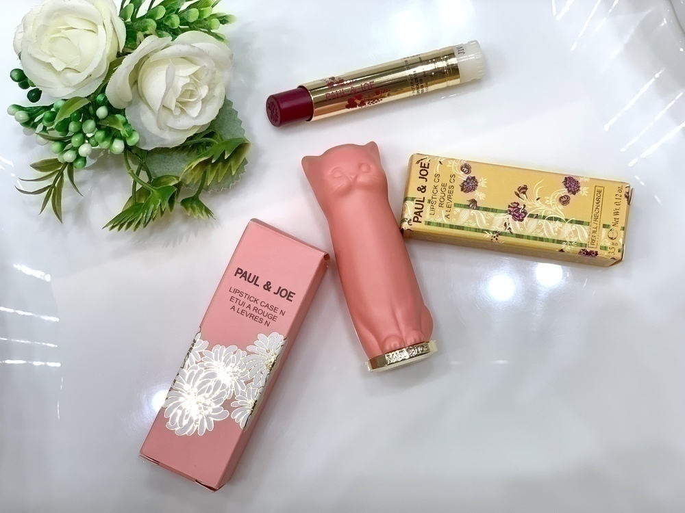 實測Paul & Joe 粉紅貓咪限定唇膏筒 Lipstick Case N & 限量版唇膏芯Les Vendanges iTRIAL美評