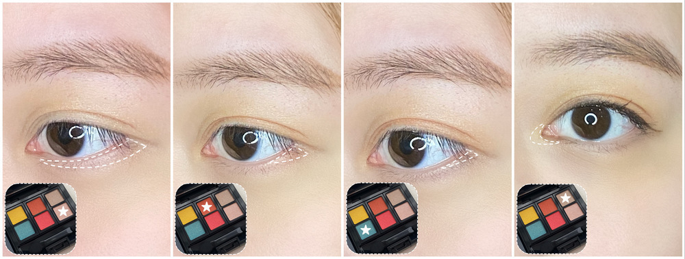 KANEBO 眼影盤 eyeshadow cosmetics 好用