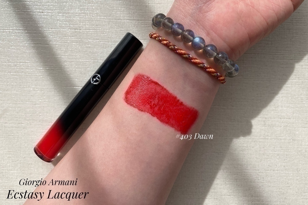 Giorgio Armani 唇釉 Ecstasy Lacquer Lip 新色 好用