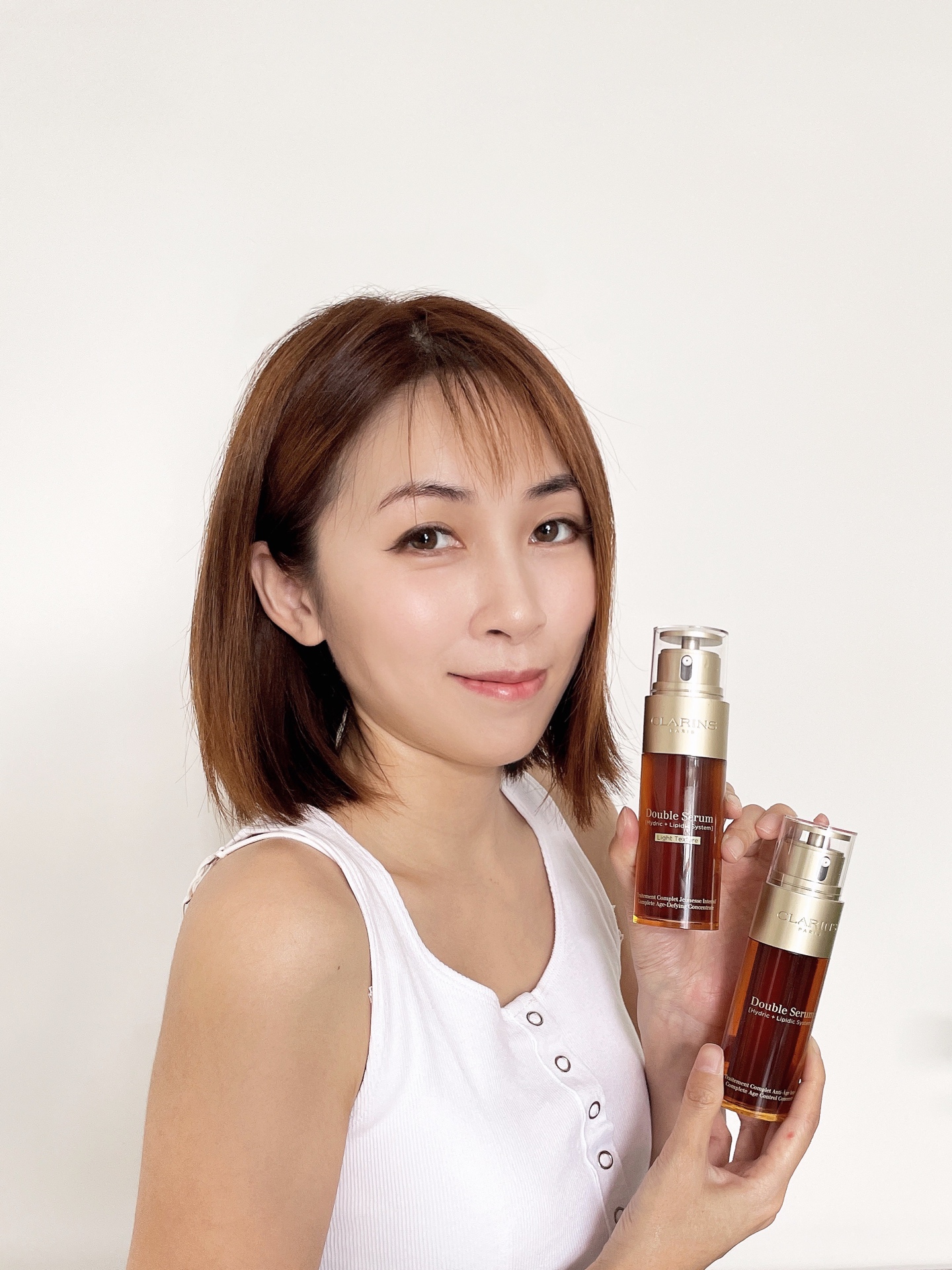 Clarins 輕盈版 賦活雙精華 DOUBLE SERUM LIGHT 好用 評價 推薦 用家分享