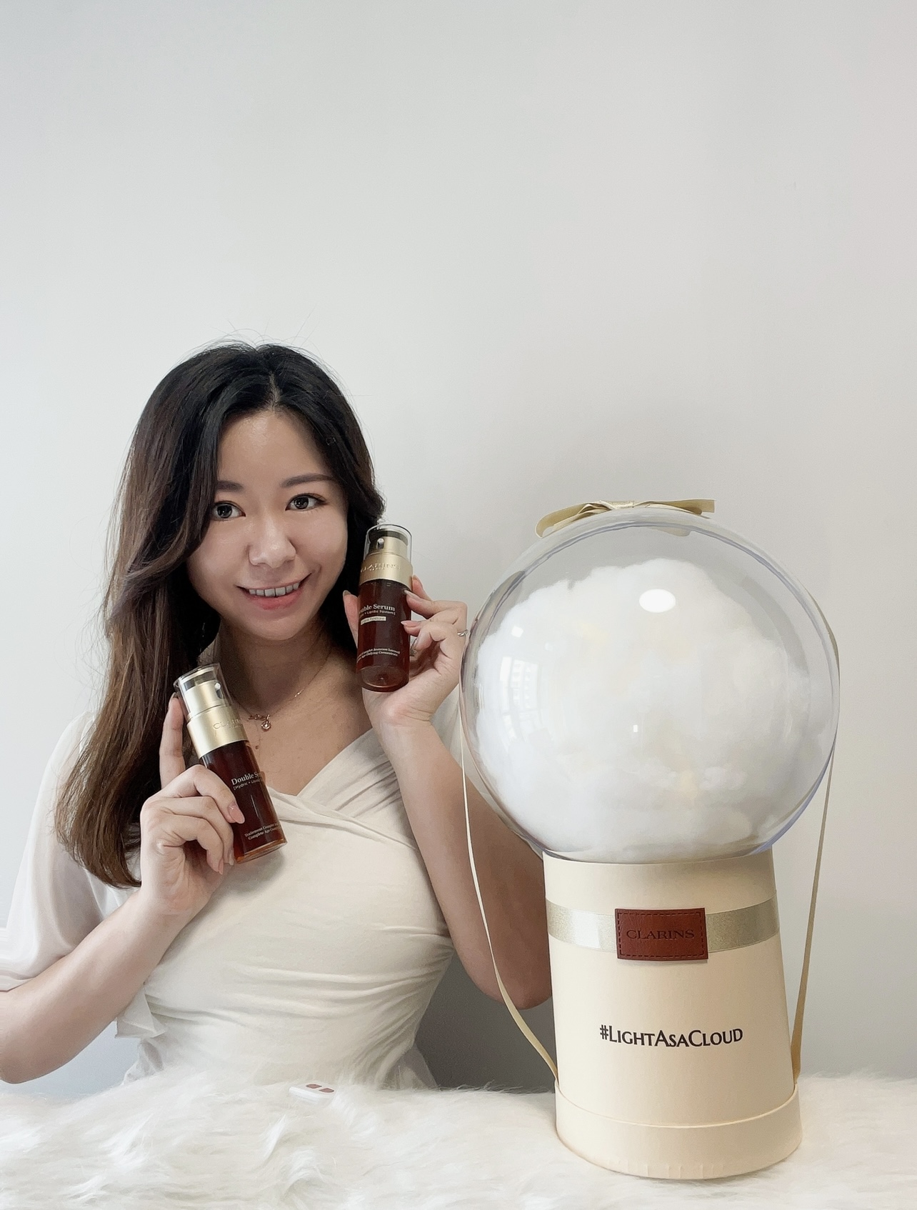 Clarins 輕盈版 賦活雙精華 DOUBLE SERUM LIGHT 好用 評價 推薦 用家分享