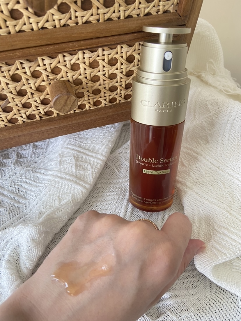 Clarins 輕盈版 賦活雙精華 DOUBLE SERUM LIGHT 好用 評價 推薦 用家分享