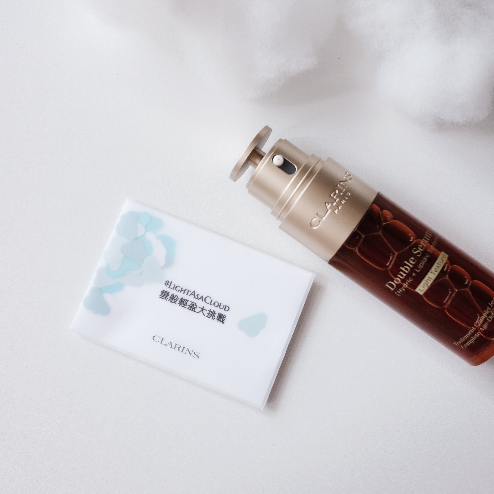 Clarins 輕盈版 賦活雙精華 DOUBLE SERUM LIGHT 好用 評價 推薦 用家分享