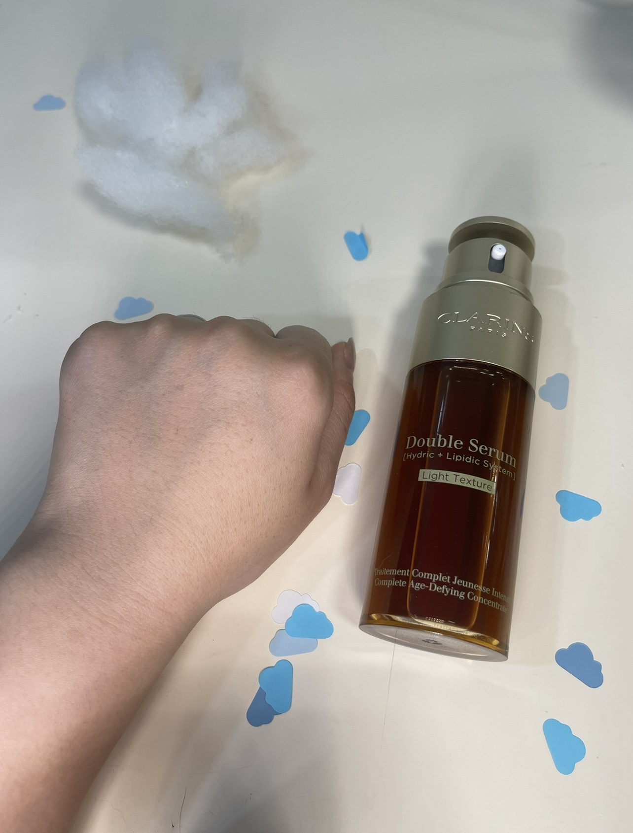 Clarins 輕盈版 賦活雙精華 DOUBLE SERUM LIGHT 好用 評價 推薦 用家分享