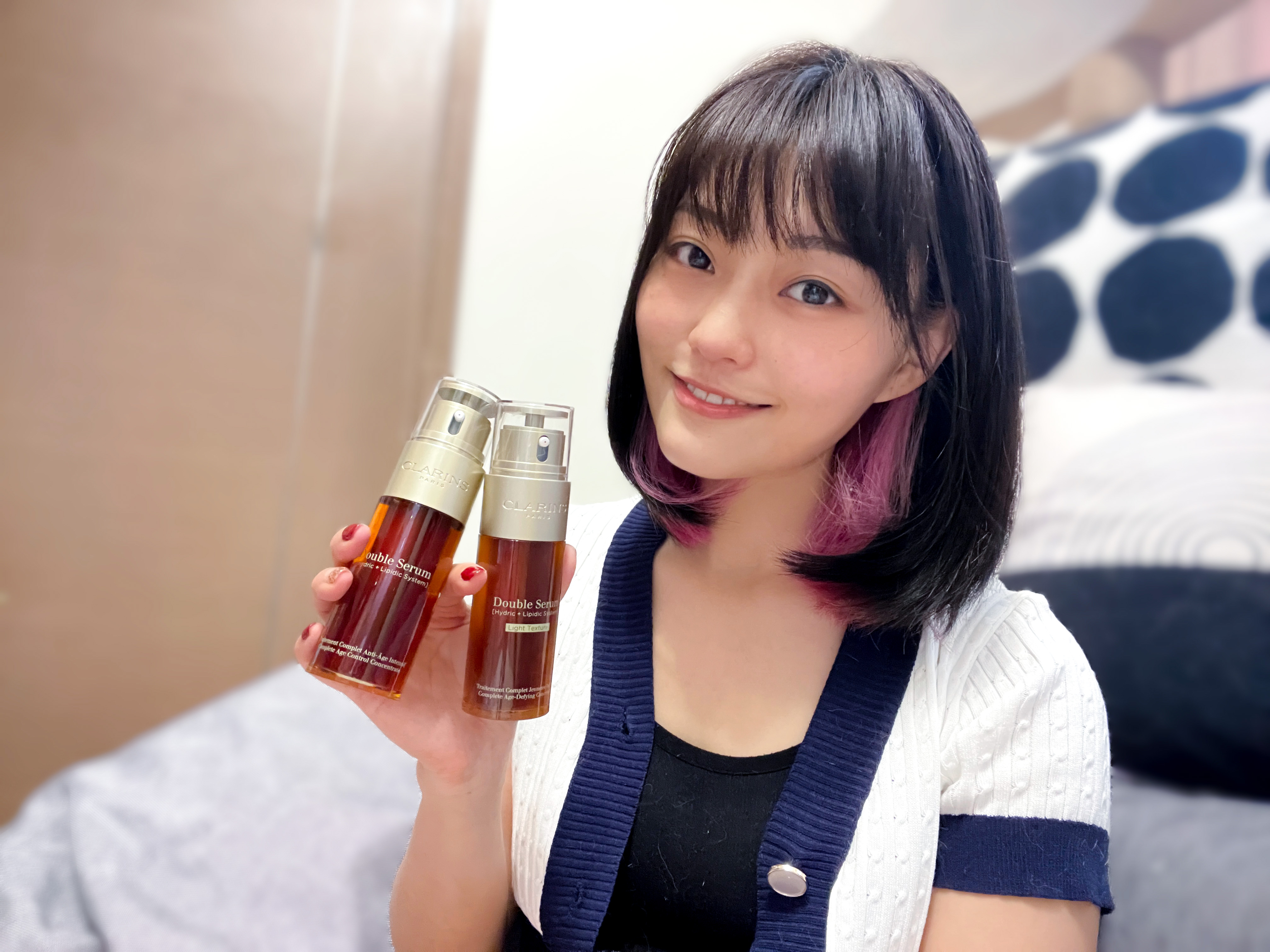 Clarins 輕盈版 賦活雙精華 DOUBLE SERUM LIGHT 好用 評價 推薦 用家分享