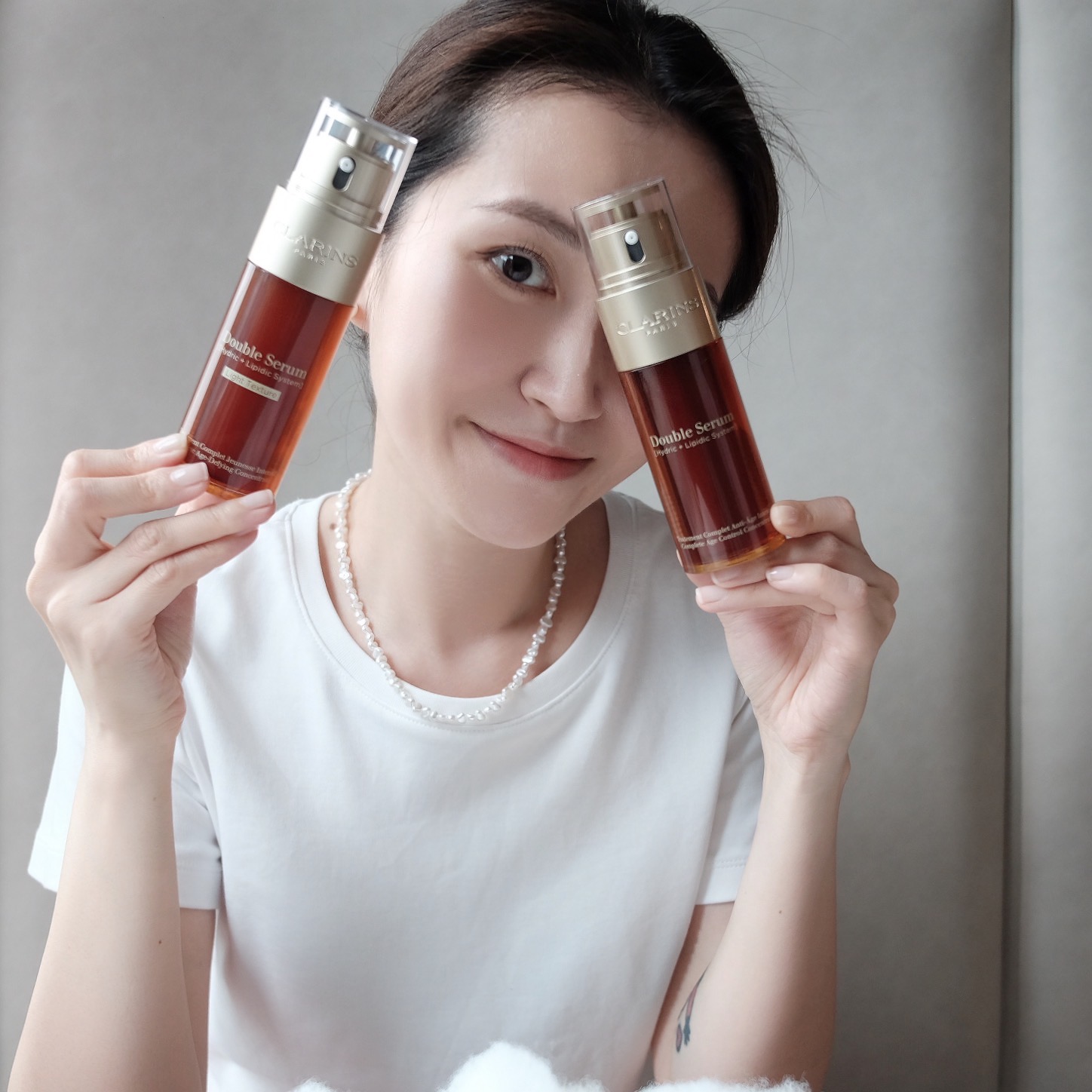 Clarins 輕盈版 賦活雙精華 DOUBLE SERUM LIGHT 好用 評價 推薦 用家分享